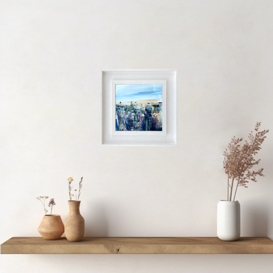 'Wild Flowers' | Framed Scottish Landscape Wall Art - Image 2