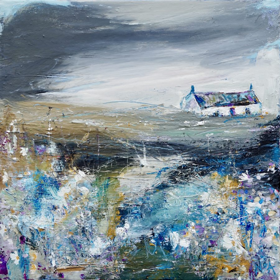 "Bluebells" | 16x16 Inches - Image 2