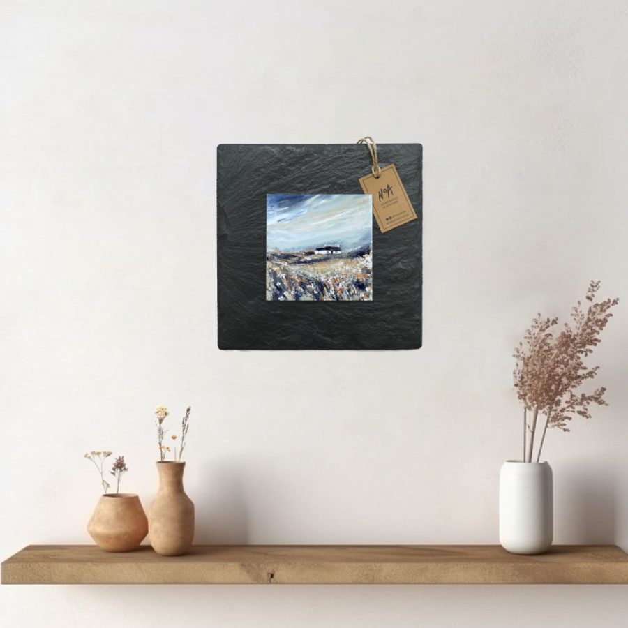 'Smiddy Croft' | Scottish Landscape Wall Art Slate - Image 3