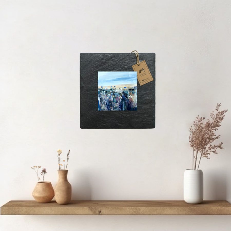 'Wild Flowers' | Scottish Landscape Wall Art Slate - Image 3