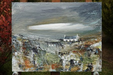 "Rustic Moon" | 16x12 Inches