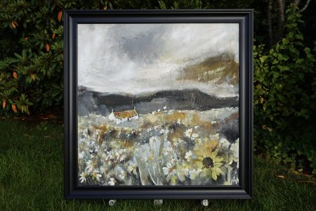 “Storms and sunflowers" | 31x31 Inches